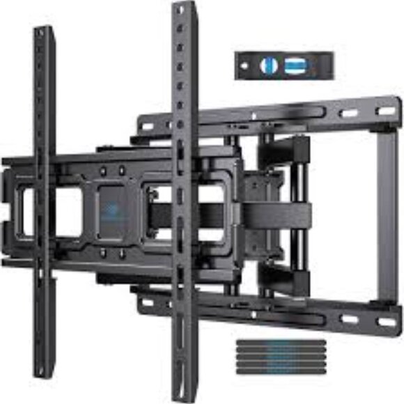 PERLESMITH Full Motion TV Wall Mount for 37-82 inch Flat Screen TVs up to 132 lb - Picture 2 of 5